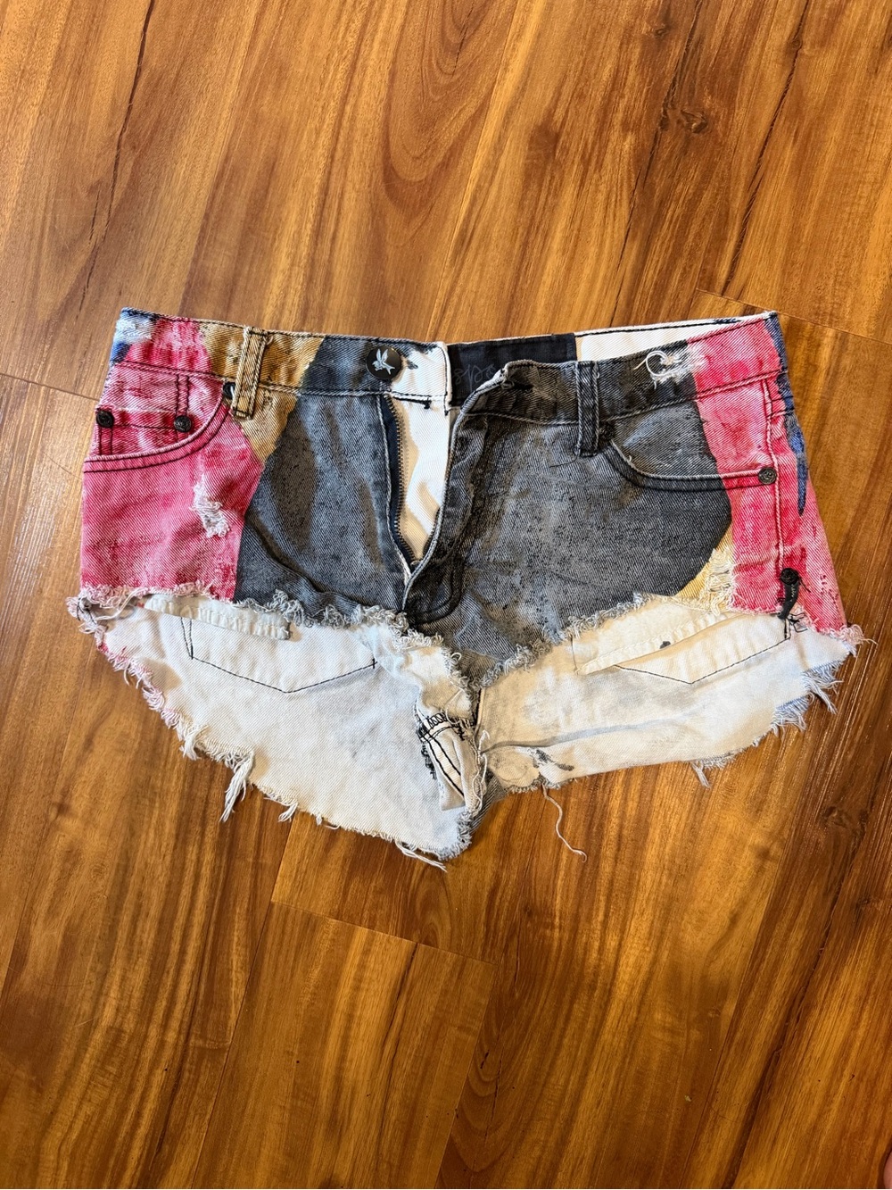 One teaspoon color block rare shorts